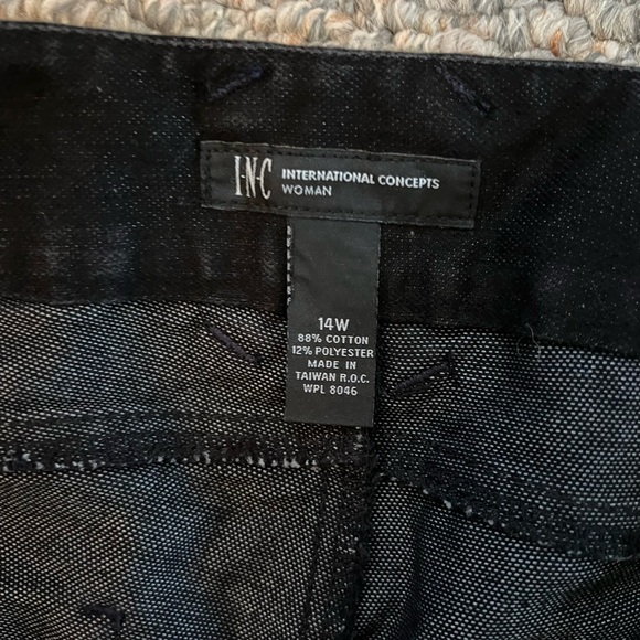 INC international concepts wide leg jeans - Picture 5 of 8